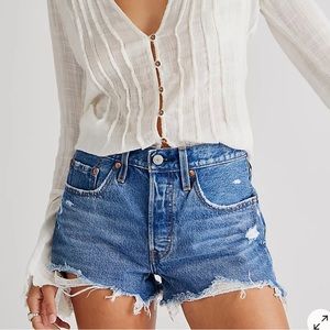 Levi’s 501 High-Rise Denim Shorts